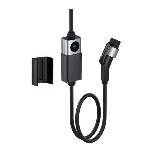 Prenosná nabíjačka EV 11 kW, 5 m, TYP 2 - CEE 5-pin, displej, 16 A, 3 fázy