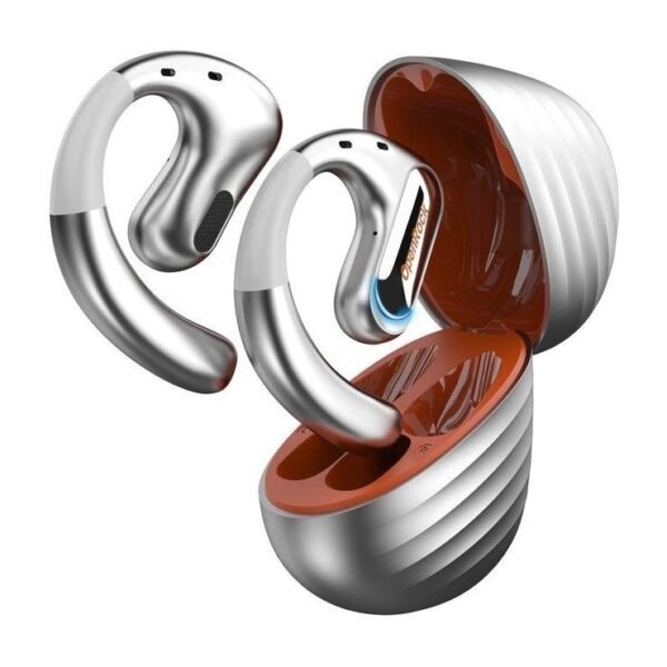OneOdio OpenRock Pro, Open Ear, s mikrofónom, TubeBass, bluetooth 5.2, strieborná